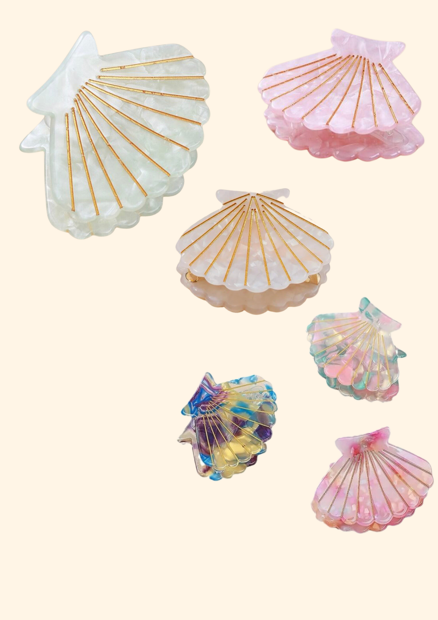 Shell lover claw clip