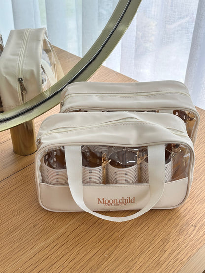 Moonchild Gold Thermal Velcro Rollers - Pack of 8 with clips and beauty bag