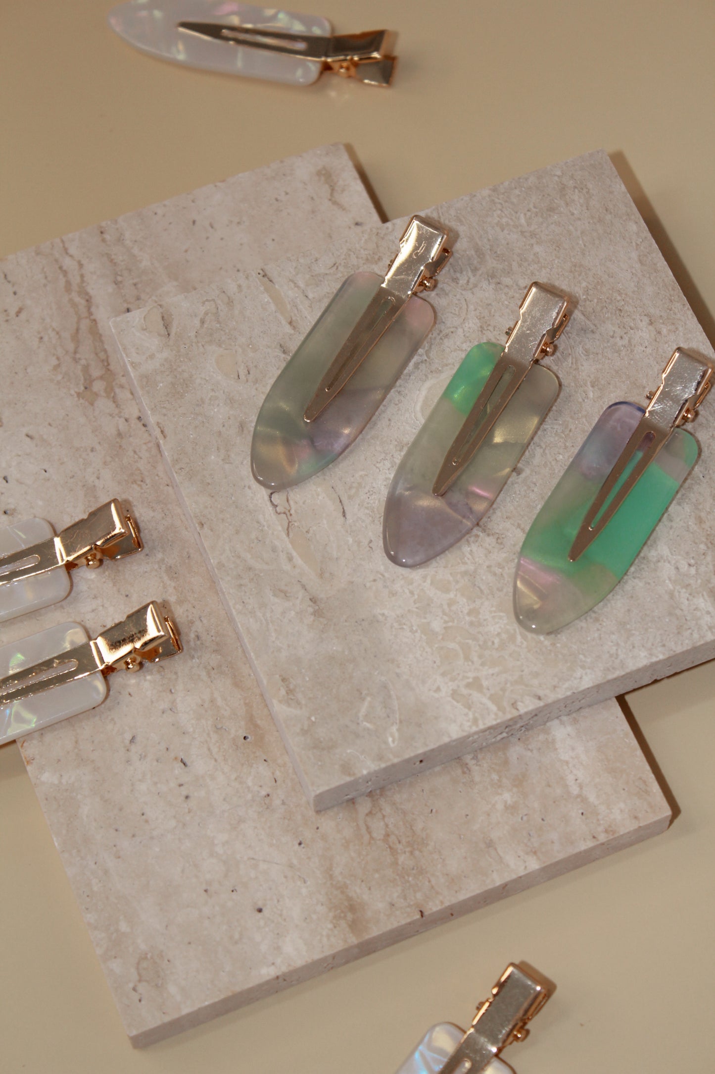 NO CREASE CLIPS PEARL