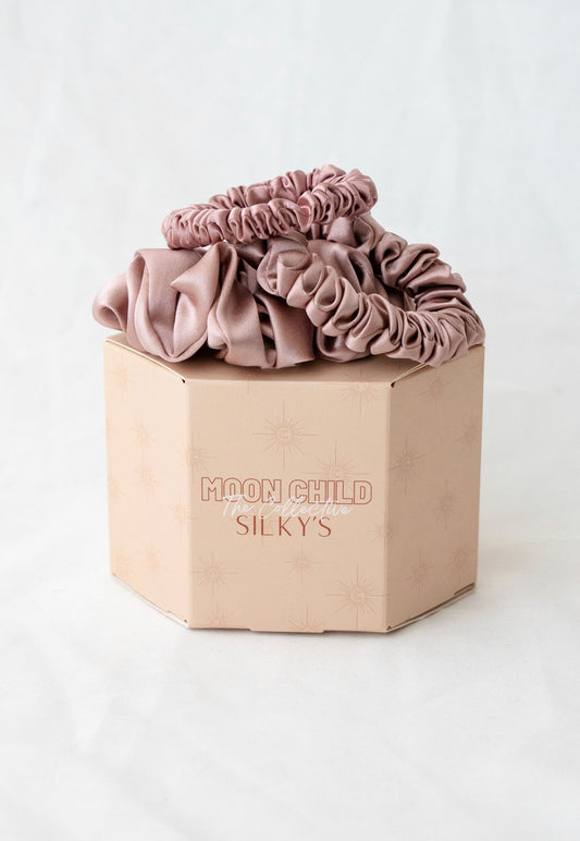 Silky Scrunchie Trios
